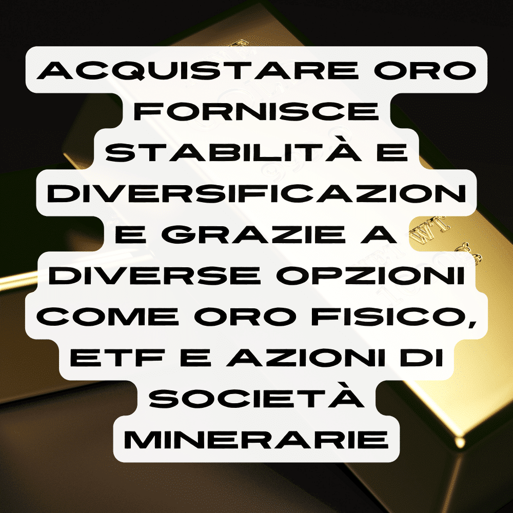 Ecco perché devi acquistare oro fisico