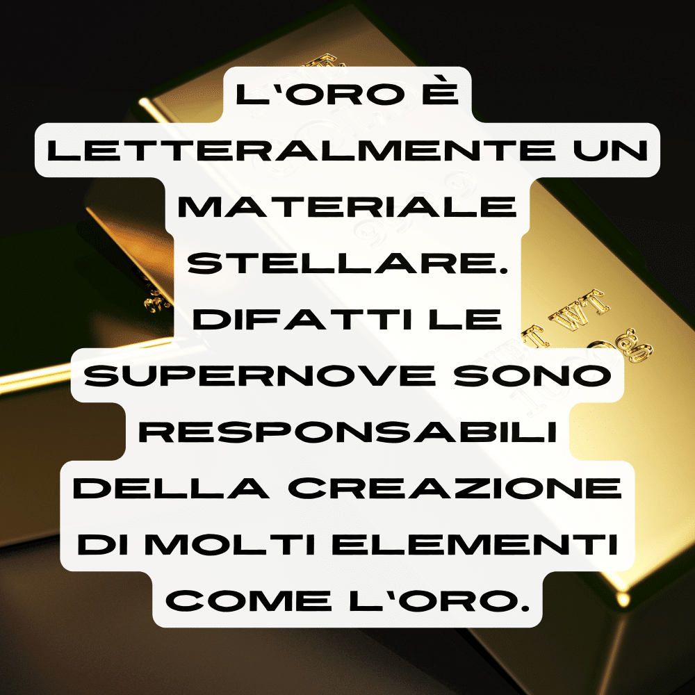 Ecco come viene estratto l'oro dallo spazio