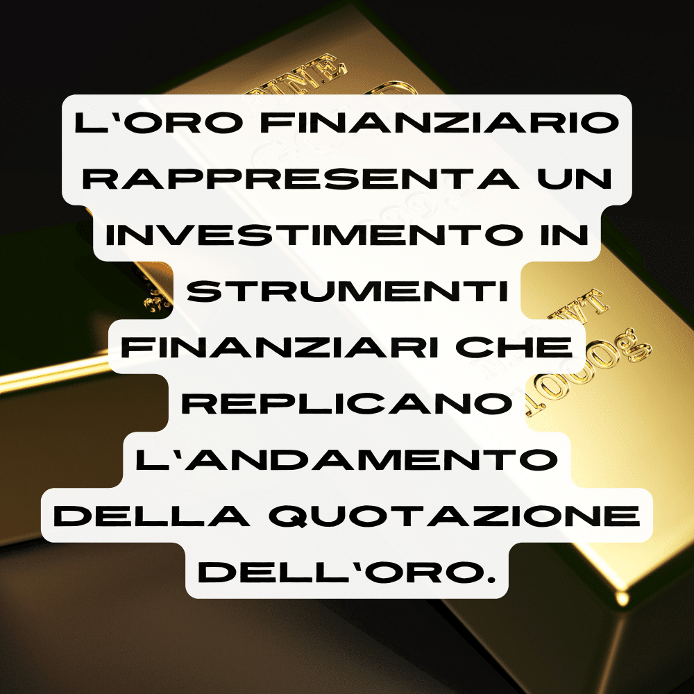 Oro fisico e finanziario ecco la differenza