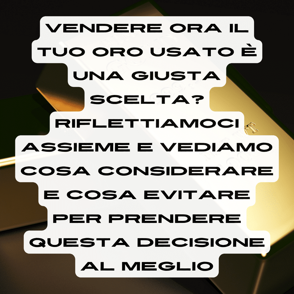 Oro usato oggi clearance