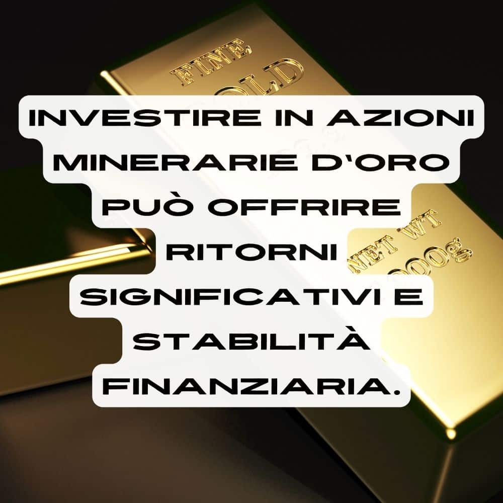 come investire in azioni d'oro minerarie