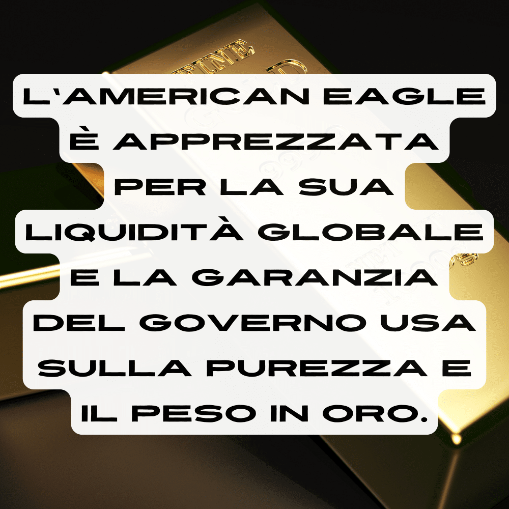 Moneta d'oro American Eagle