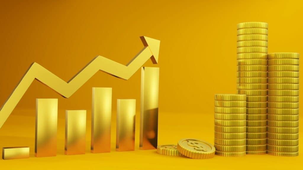 andamento del prezzo dell'oro negli ultimi 5 anni