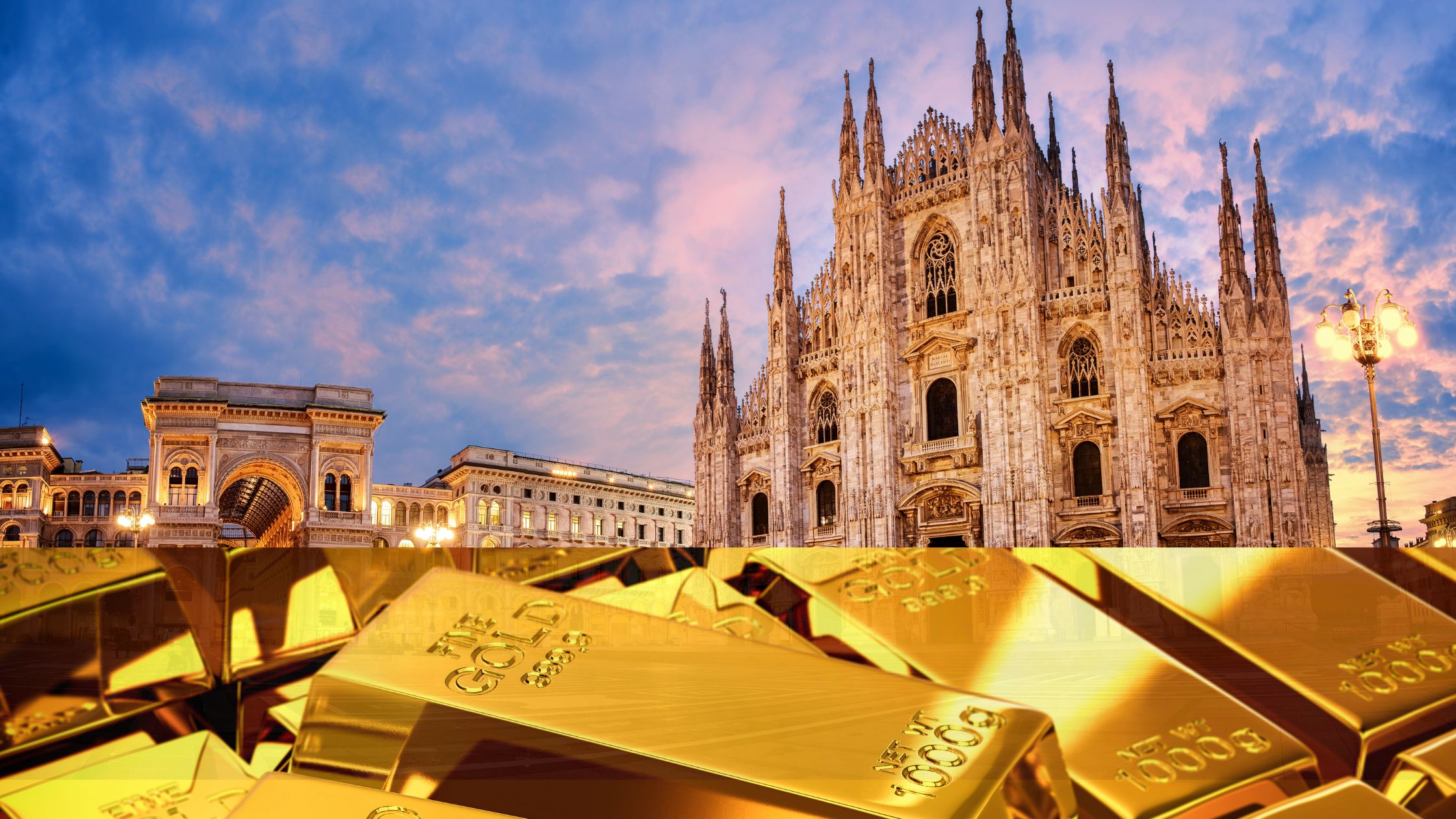 comprare lingotti d'oro a milano