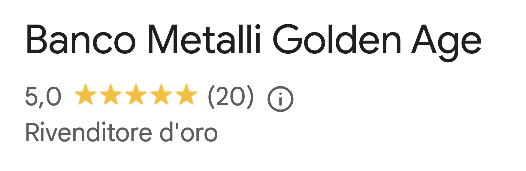 Valutazione a 5 stelle di Helior su Google Reviews