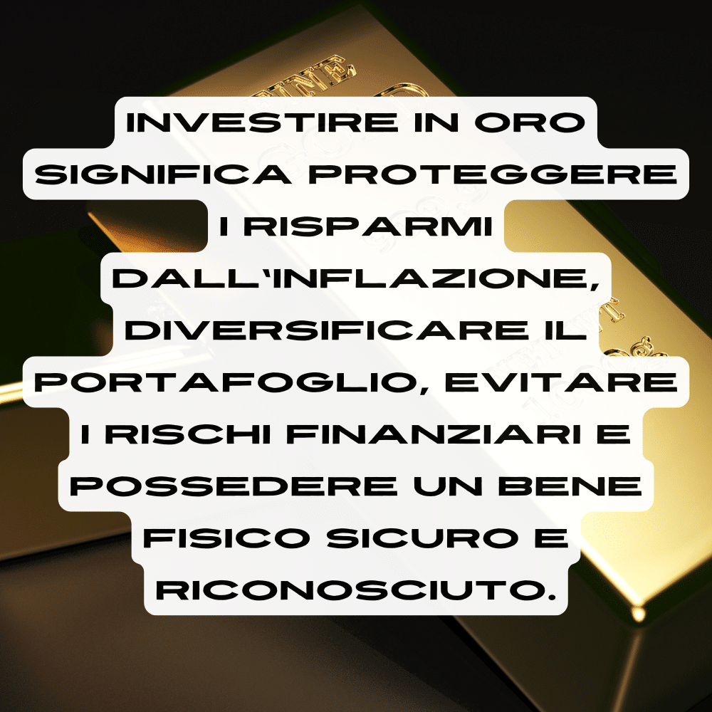 Investire in oro pro e contro